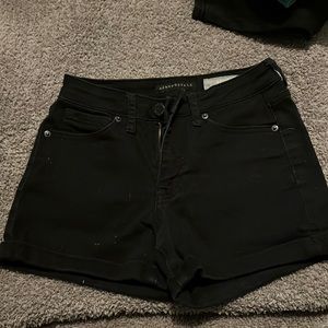 3 for $10 Aeropostale MIDI Black Jean Short size 00
